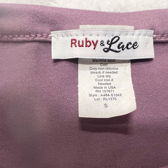 Ruby & Lace Cropped Eagle Long Sleeve Shirt Size S - Picture 3 of 3